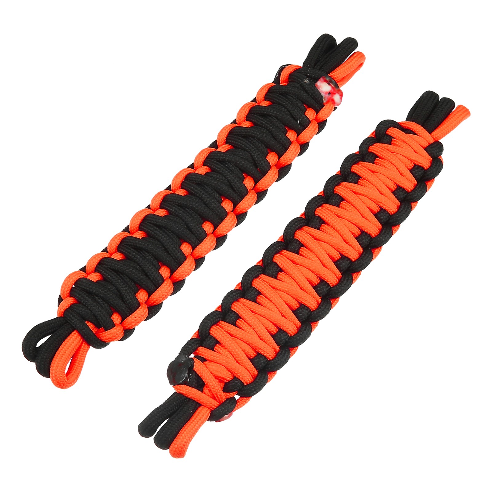 2pcs Nylon Door Limiting Check Strap for Wrangler TJ JL 87-21 Black &Orange