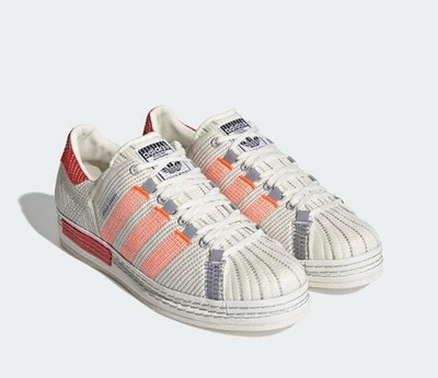 ADIDAS The Craig Green X SUPERSTAR Off White Bright Red Men’s US