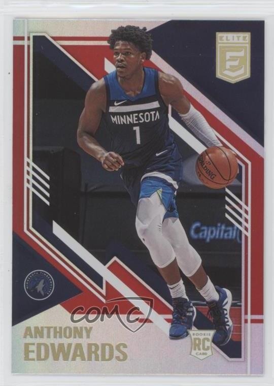 2020-21 Donruss Elite Rookies Red Anthony Edwards #135 0l8