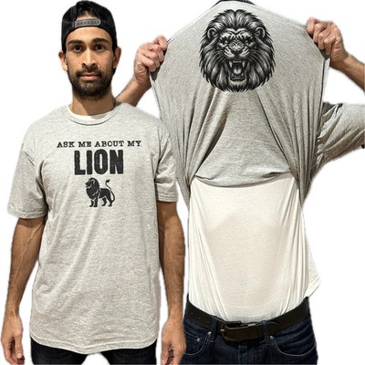 Ask Me About My Lion Flip Shirt - Funny African Lion T-Shirt