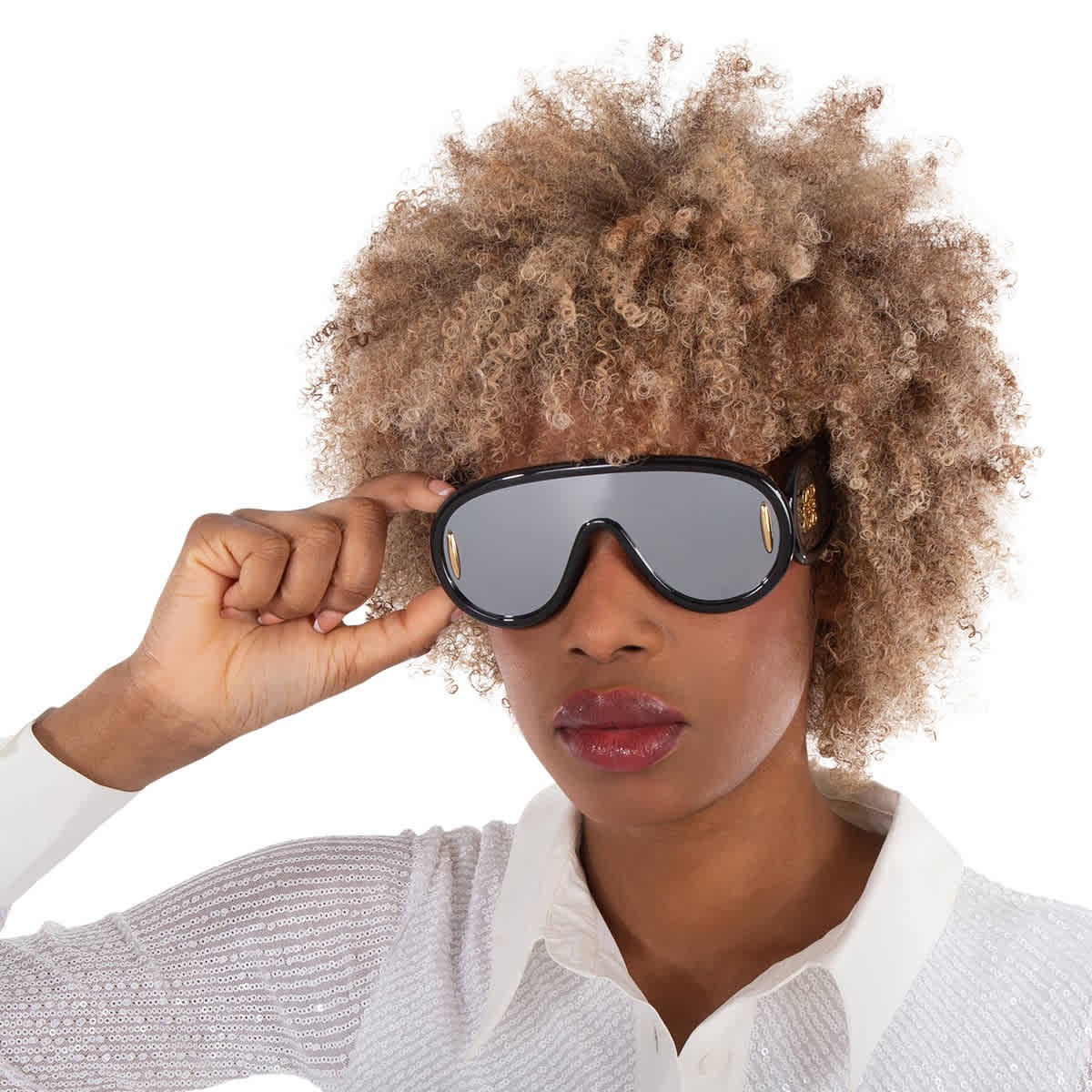 Солнцезащитные очки Loewe Smoke Mirror Mask Унисекс LW40108I 01C 145 LW40108I 01C 145 67490₽