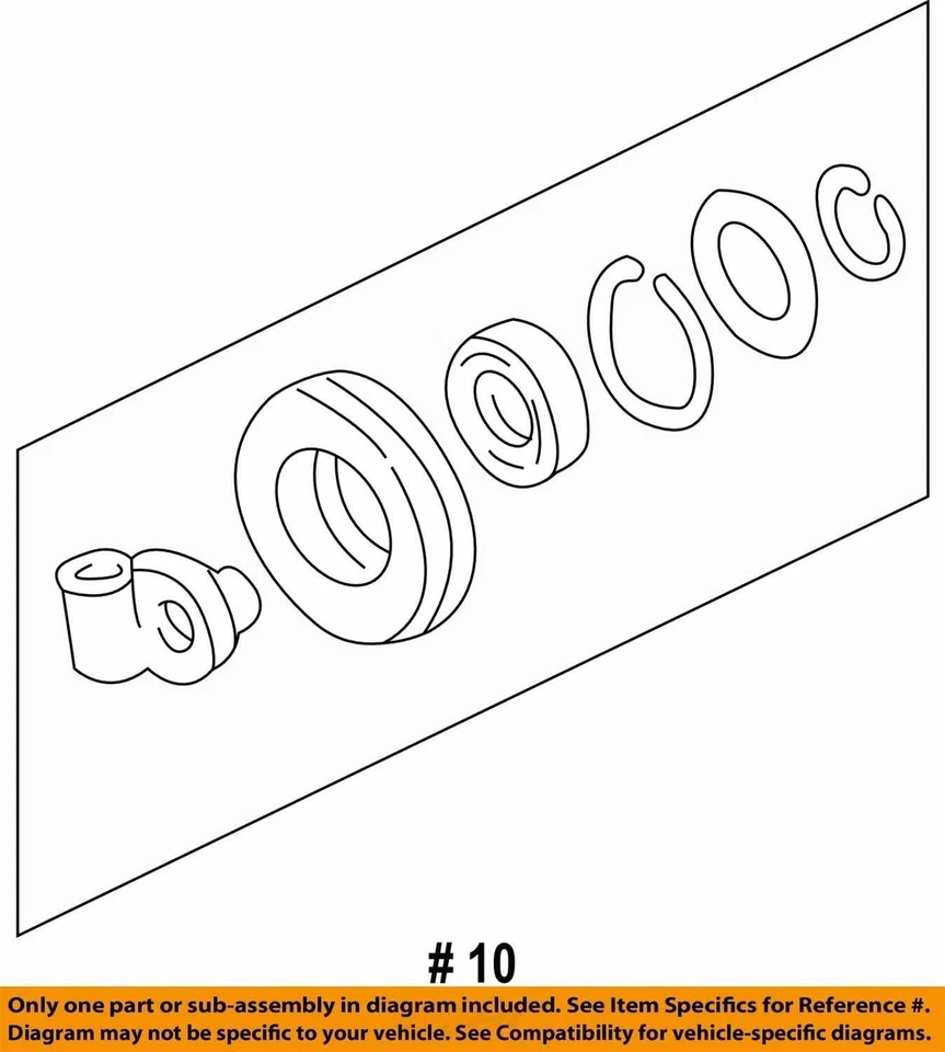 Subaru Forester 1998-2008 A/C Drive Belt Idler Pulley Tensioner with Bracket OEM - Image 4 of 4