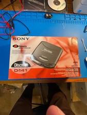 Sony Discman CD Compact Player D-141 Vintage Digital MegaBass Tested Working