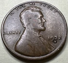 1932-D 1C BN Lincoln Cent Wheat Penny 196X