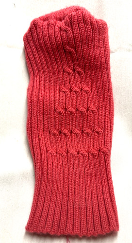 Small Dog Coral Colored Sweater- Size XS