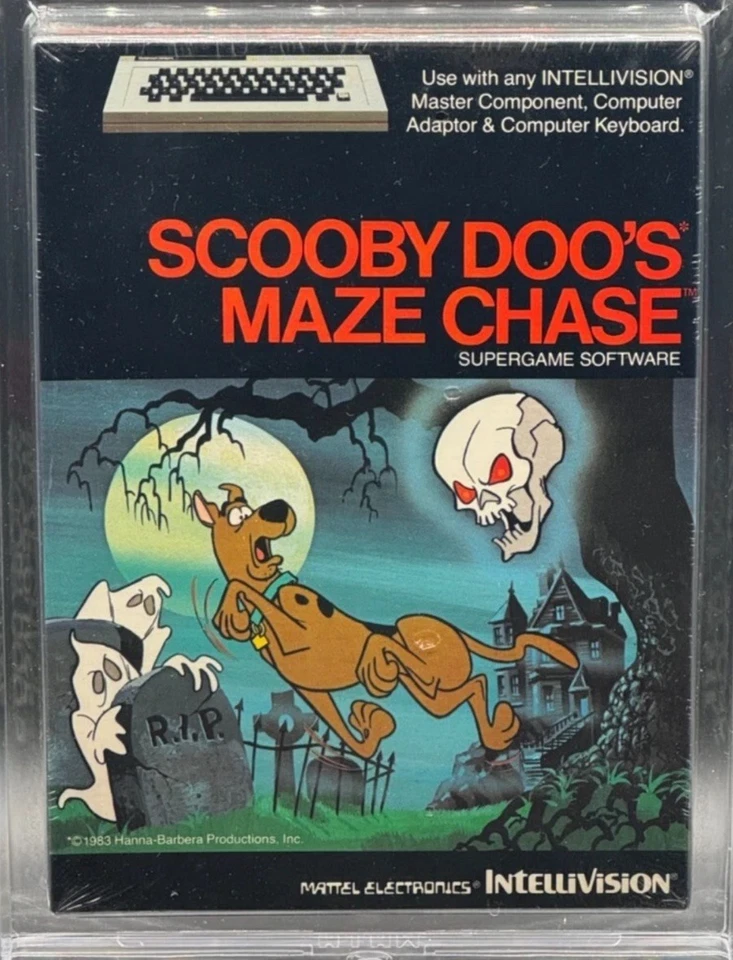 Scooby Doo's Maze Chase Intellivision Mattel Sealed New WATA 9.4 A++ Graded Top - Image 3 of 4