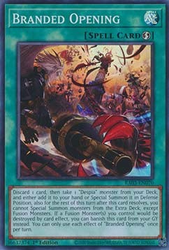 YuGiOh Branded Opening (V.1) RA03-EN070 Super Rare Englisch Played 1st