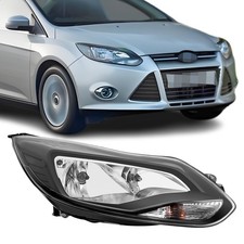 Front Scheinwerfer Rechts für Ford Focus MK3 10-14 Schwarz Hauptscheinwerfer
