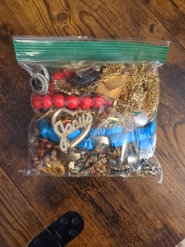 Vintage to Now Mystery Costume Jewelry Lot Wearable Junk Craft Art Fashion