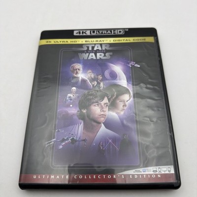 Star Wars Episode IV A New Hope 1977 4K Ultra HD + Blu-ray 2020 Ultimate Edition