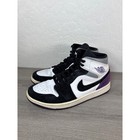 Nike Men’s Air Jordan 1 Mid SE Black Varsity Purple Retro 852542-105 Sz 8.5