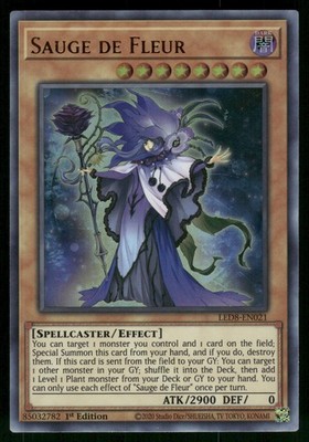Sauge de Fleur Ultra Rare Legendary Duelists: Synchro Storm LED8-EN021 NM