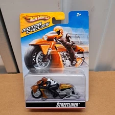 Hot Wheels Motor Cycles Streetliner with Rider 
