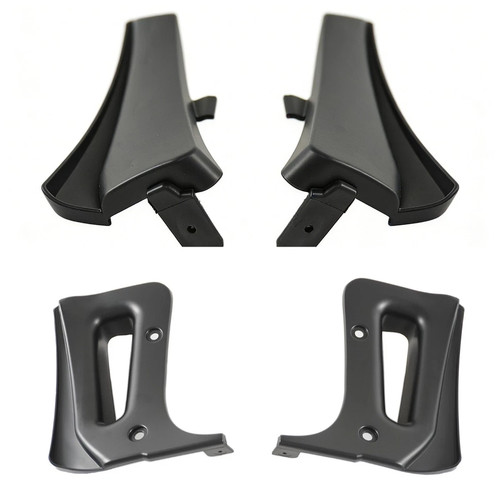 For Corvette C8 Z06 E-Ray 2023-2026 Matte Front & Rear Extended Guard Mud Flaps