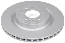 2x A.B.S. Disque de frein Arrière pour LAND ROVER Range Rover Sport (L494) 350mm