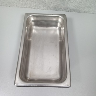 Vollrath Stainless Steel 1/3 Size Steam Table Hotel Pan 2.5 Inch Deep Silver