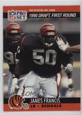 1990 Pro Set Draft James Francis #680 1oa8