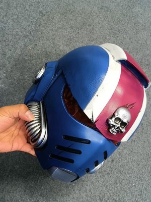Warhammer Battle Damaged 40K Space Marines 2 Titus Cosplay Helmet Wearable Repli