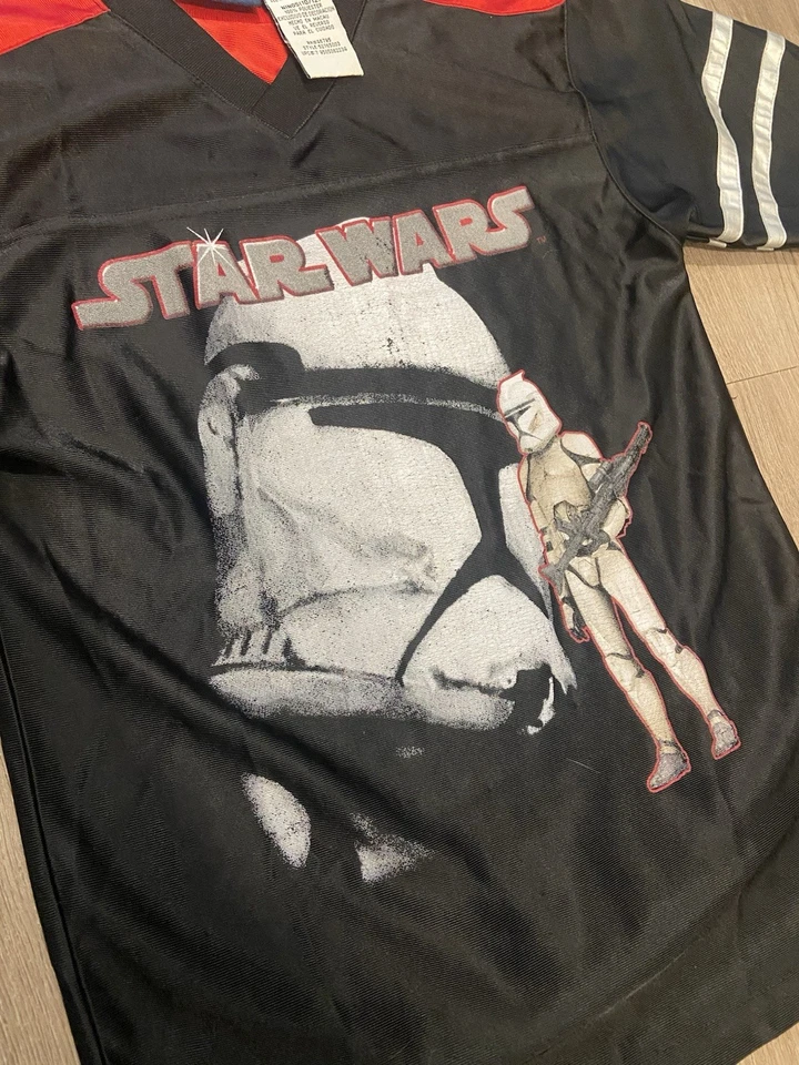 Star Wars The Clone Wars Jersey Shirt Boys 10-12 - Vintage Star Wars Shirt - Image 2 of 4