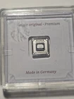 1g Geiger Edelmetalle Silver Bar .999 Fine Square Bullion Assay UV Security