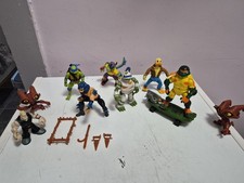 TMNT Action Figure Lot - 2012 Nick & Mummy Leo, Shredder The Kraang Weapon Rack