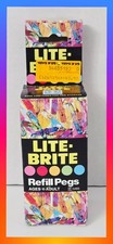 Original Hasbro Lite-Brite GAME Refill Pegs 240 Count