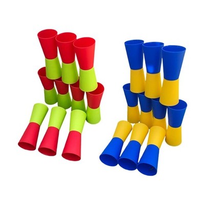 10x Flip Cups Speed Agility Training Shuttle Run Aid Reverse Cups für Indoor