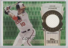 2014 Topps Tribute Titans Relics Green 6/25 Adam Jones #TTR-AJ 0h1c