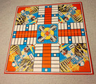 1940's Copyright India Board (ONLY) Game Color Graphics Elephant Art Parchisi
