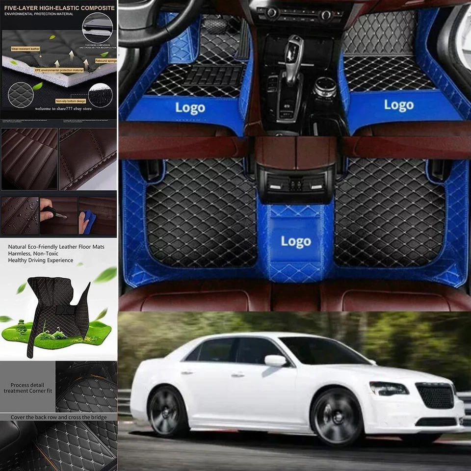 For Chrysler 300 300C 300S Luxury Custom Waterproof Carpets Auto Car Floor Mats — 第 2/4 张图片