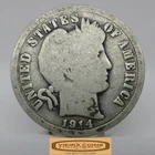 1914 Barber Silver Dime, 90% Silver - #C54947NQ