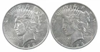1922 & 1924 & Peace Silver Dollar $1 Bullion Collection Lot *857