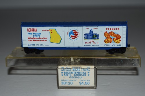 Coche de carga escala N Kadee 38121 Georgia 50' puerta única 1776 C42230 | Condition: Used