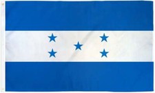 "HONDURAS" flag 3x5 ft polyester banner sign Latin America UN United Nations