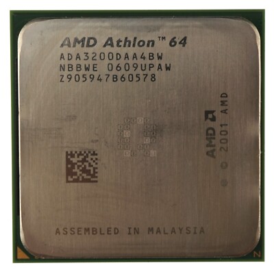 AMD ADA3200DAA4BW Athlon 64 3200+ 2GHz Processor / CPU, 512KB L2