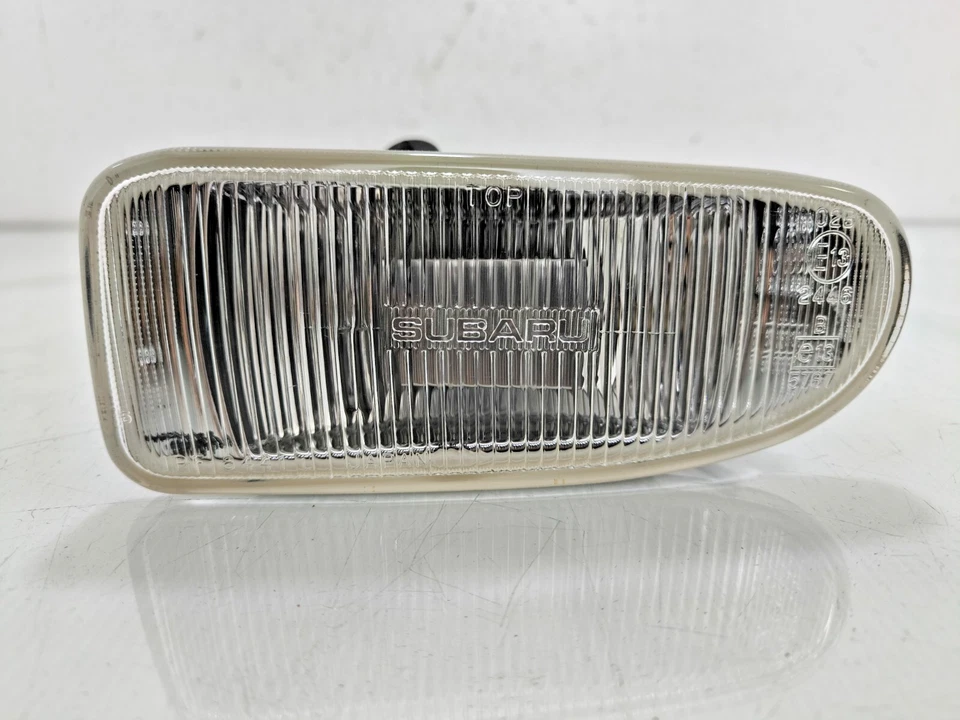 JDM Subaru Leone Omega RX AA5 Bumper Clear Glass Fog  Lamp Light W/ Bracket Set - Image 3 of 4