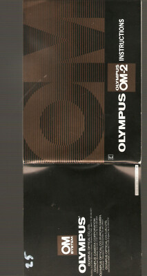 Betriebsanleitung englische Bedienungsanleitung OLYMPUS OM - 2 Instructions