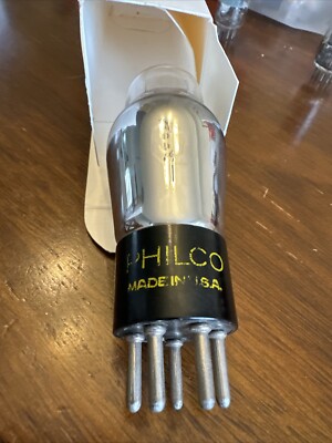 NOS Type 37 Philco Black Plate St Bottle Power Tube
