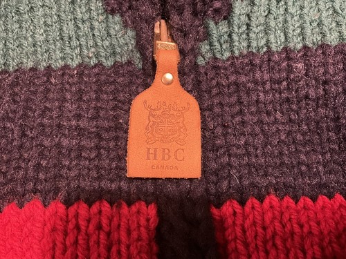 Hudson’s Bay Company HBC Men’s Wool Knit Stripe Sweater Size Small - 第 11/12 張圖片