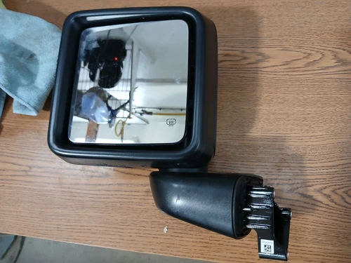 Driver Side View Mirror Black Power Fits 18-20 WRANGLER 2948490