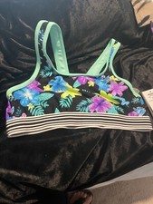 NWT ZEROXPOSUR Girls Size 14 Pullover Bathing Suit Top