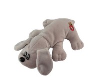 Vintage 80 s Tonka Pound Puppies 8" Gray Plush Stuffed Animal Dog 1985 USA Made