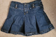 Girls Tommy Hilfiger 6x Denim Skort