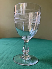 1 verre à eau en cristal à