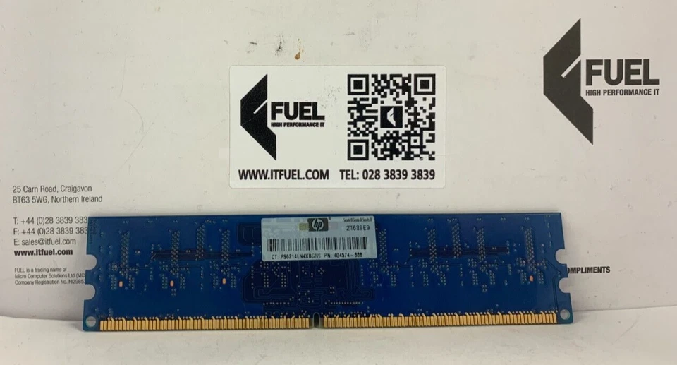 Nanya 1GB DDR2 ram memory module PC2-6400 -  NT1GT64U88D0BY-AD - Image 3 of 3