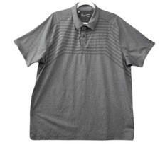 Under Armour Polo Shirt XL Loose Fit Dark Gray HeatGear Performance Mens