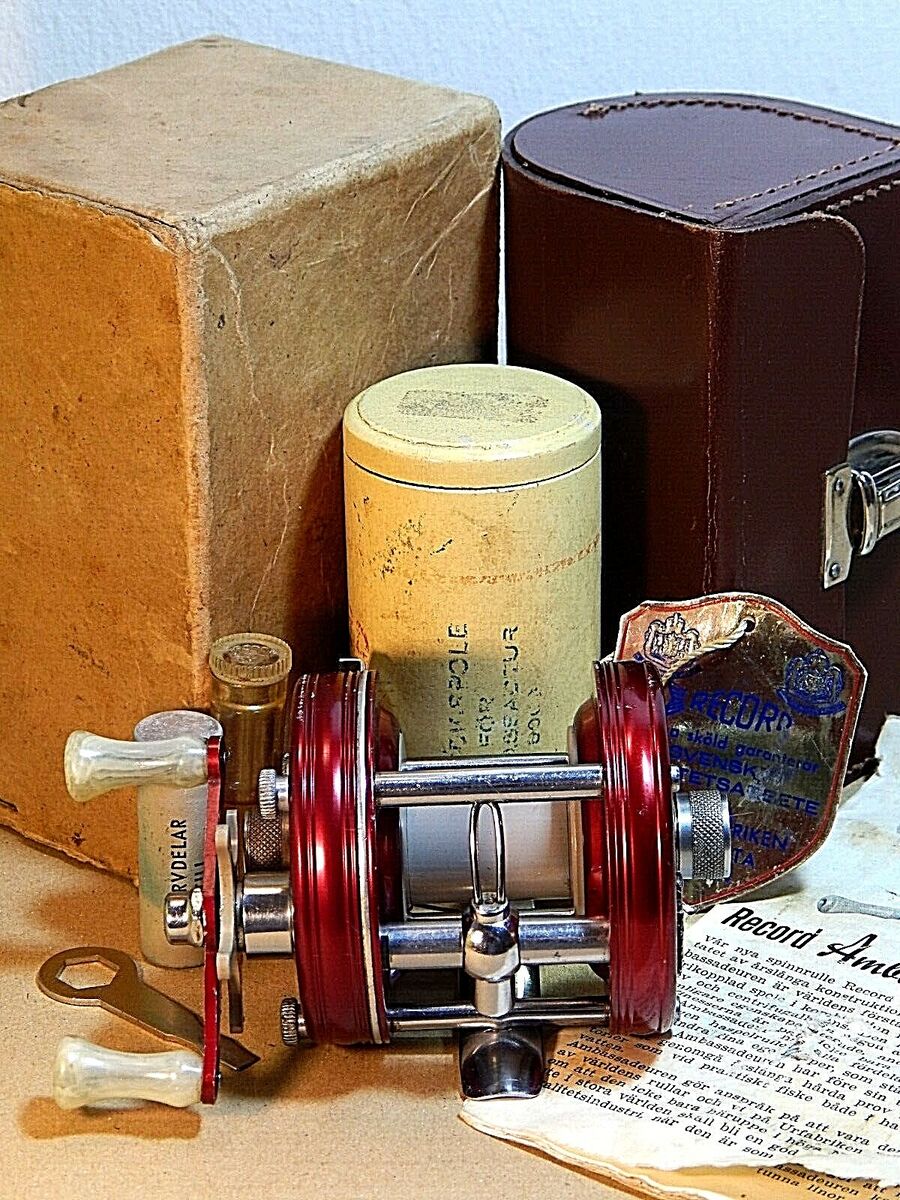 52 Vintage Record AMBASSADEUR 5000 Mod.SG baitcasting reel in  box+case+xclnt++