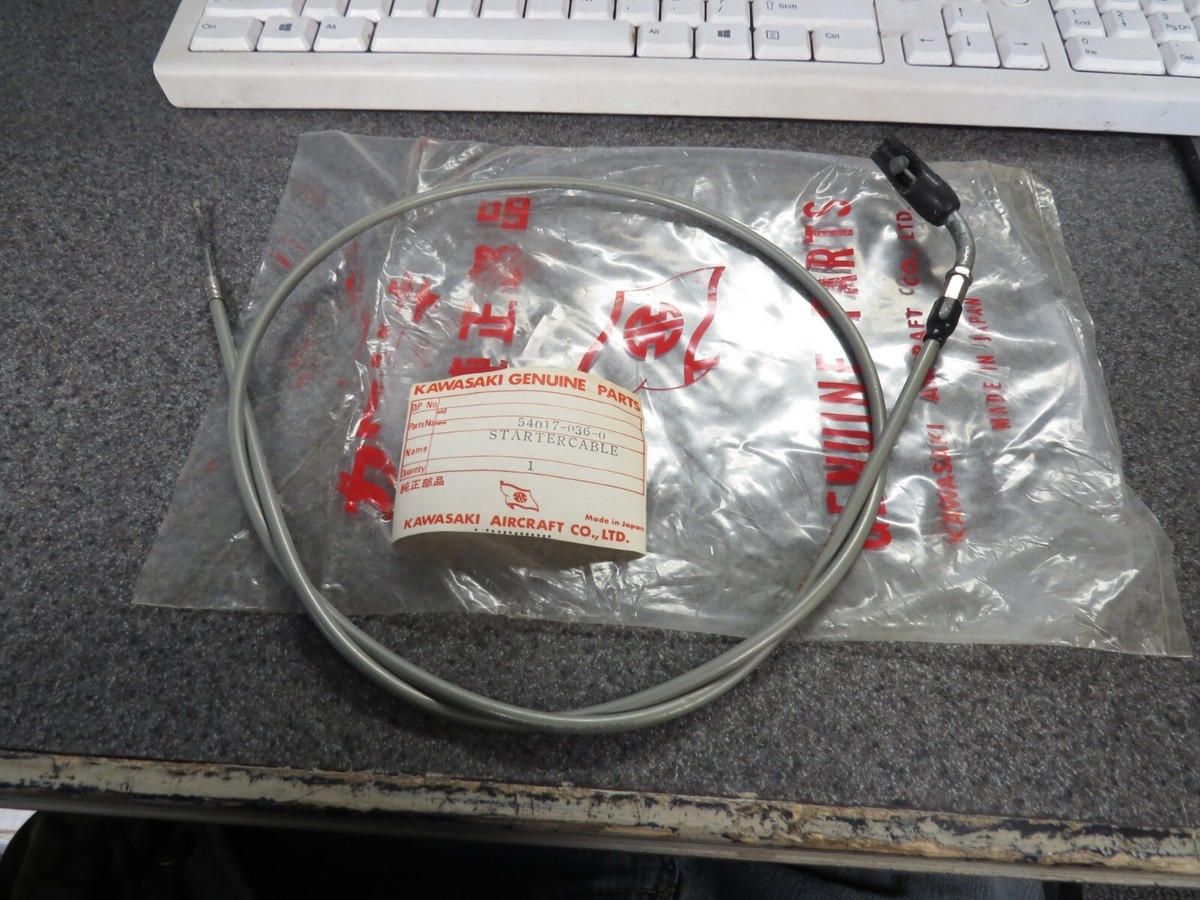 0401です。 NOS Kawasaki OEM Starter Cable 1970 G4TR 54017-036-0 | eBay