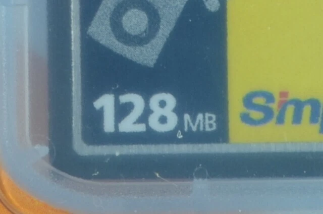 SimpleTech 128MB Compact Flash Card CF/128 NOS Sealed - Image 2 of 4