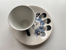THE BEATLES 1963 CUP AND BISCUIT PLATE MFD BY WASHINGTON POTTERY U.K.